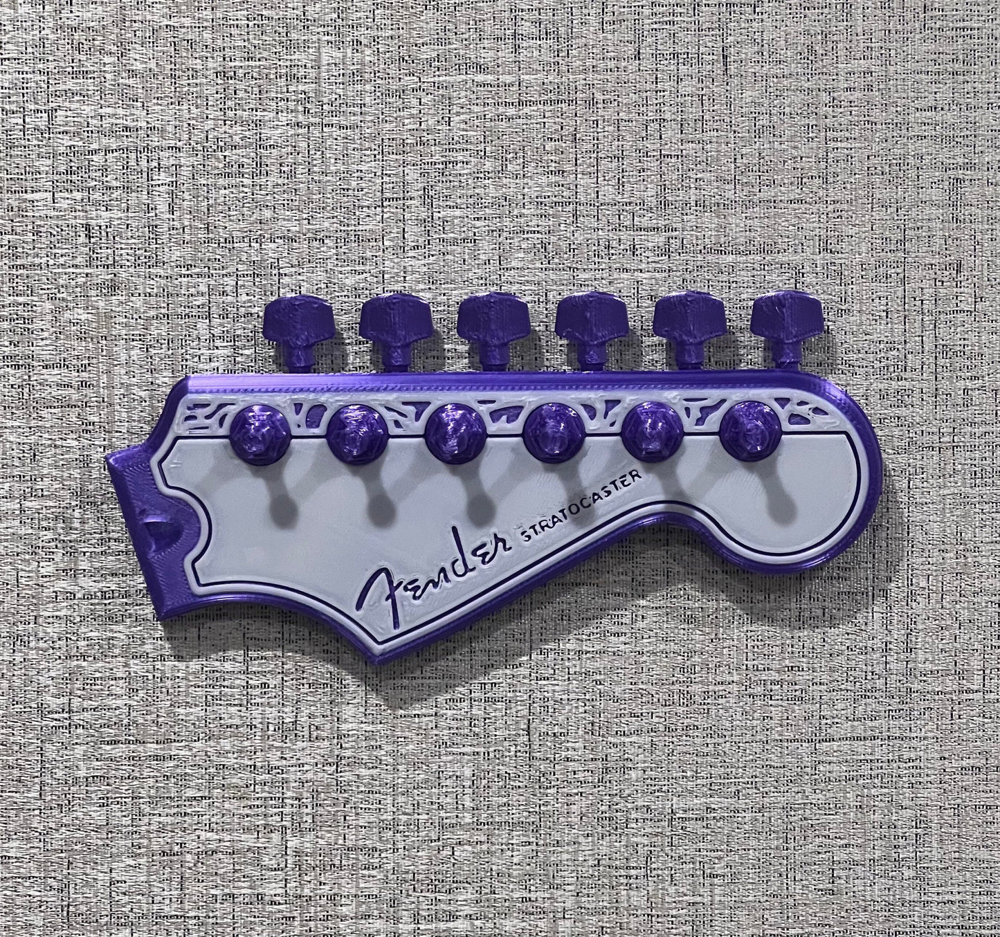 Custom Guitar Headstock Key holder, Fender Guitar Key Hanger Decoration. Wall mounted Key rack, Entryway organizer for Key storage.