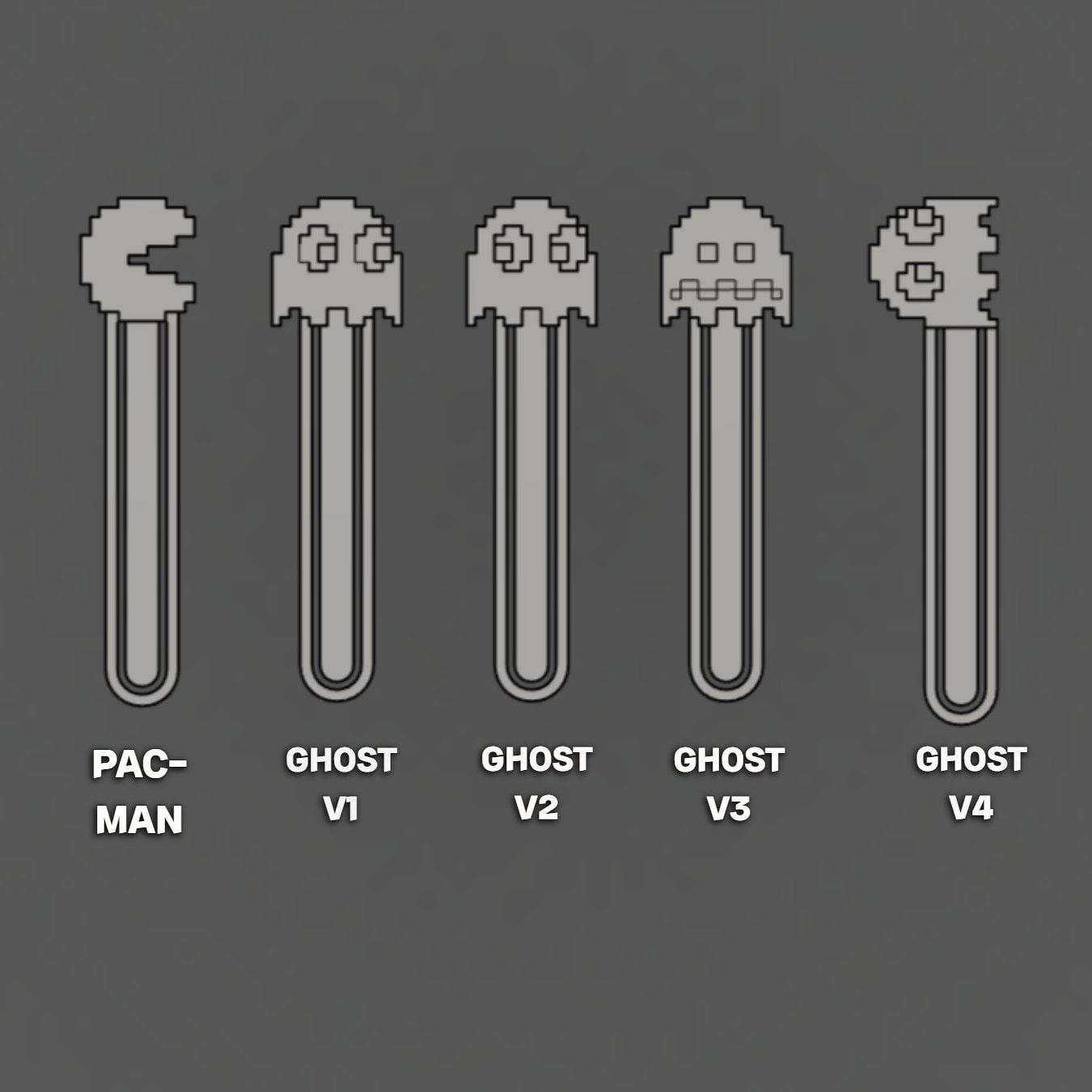 Custom Pac-Man Themed Bookmarks x5, Retro Arcade game style bookmark, Fun Pac-man Bookmark Decoration!