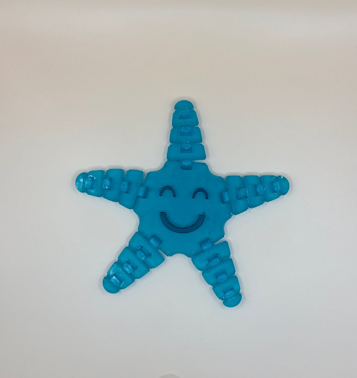 3D Printed Articulated Animal Starfish Printed In SLA or FDM. Fun 3D Printed Starfish Toy for Kids with Articulating limbs!